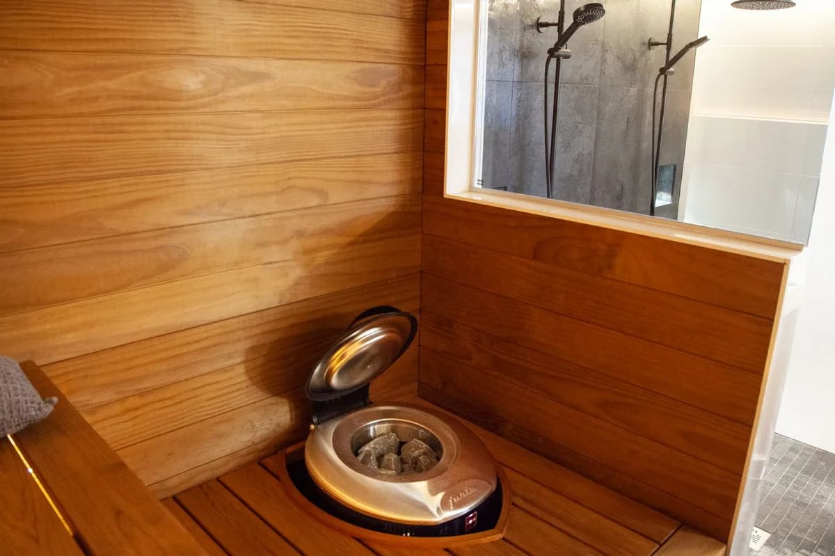 Incalzitor sauna Harvia Forte AFB6, 6.0 kW Black cu panou comanda - imagine 4
