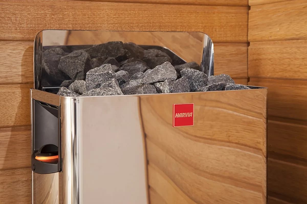 Incalzitor sauna Harvia The Wall SW60 6.0 kW, comanda integrata - imagine 4