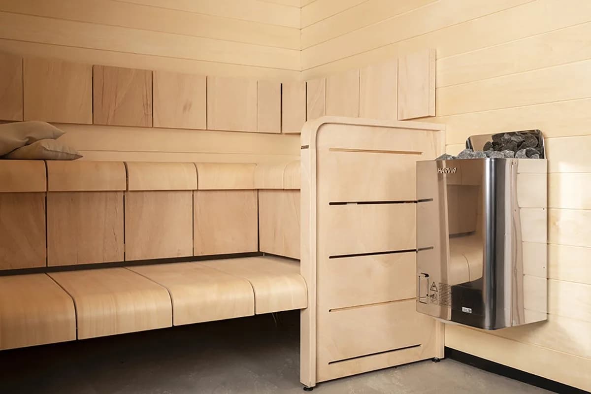 Incalzitor sauna Harvia The Wall SW90E 9.0 kW, comanda externa - imagine 2