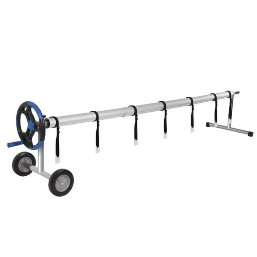 Pachet prelată vară GeoBubble 400 microni cu derulator pentru piscină 8x4 m - imagine 2