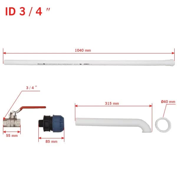 Kit evacuare apa ciubar - imagine 2
