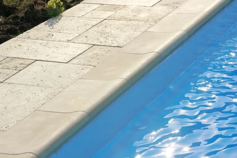 Kit borduri ROMA, pentru bazin dreptungiular 12 x 6 m - imagine 3