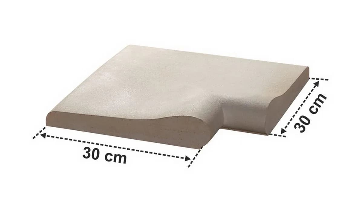 Kit borduri ROMA, pentru bazin dreptungiular 12 x 6 m - imagine 4