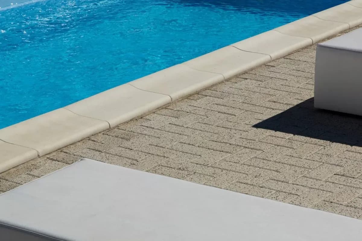 Kit borduri ROMA, pentru bazin dreptungiular 9 x 5 m - imagine 5