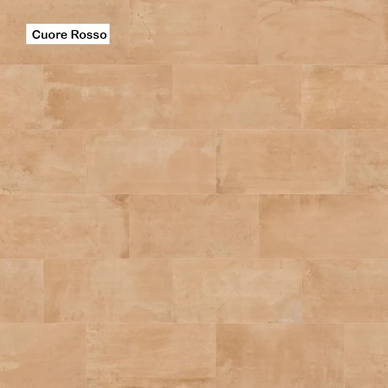 Gresie neteda Cuore Rosso 48,8 × 97,9 × 1 cm - imagine 2
