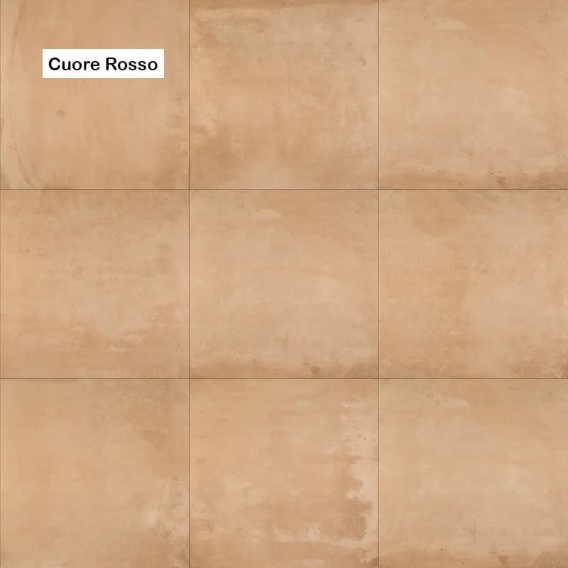 Gresie neteda Cuore Rosso 97.9 × 97.9 × 1 cm - imagine 2