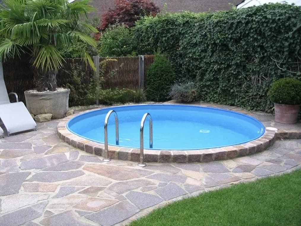 Piscina din otel, rotunda, 500 x 120 line 0.8 mm volum 22 m3 - imagine 2