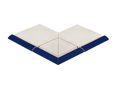 Colt exterior gresie rigola portelanata cu mana curenta 30x25 cm